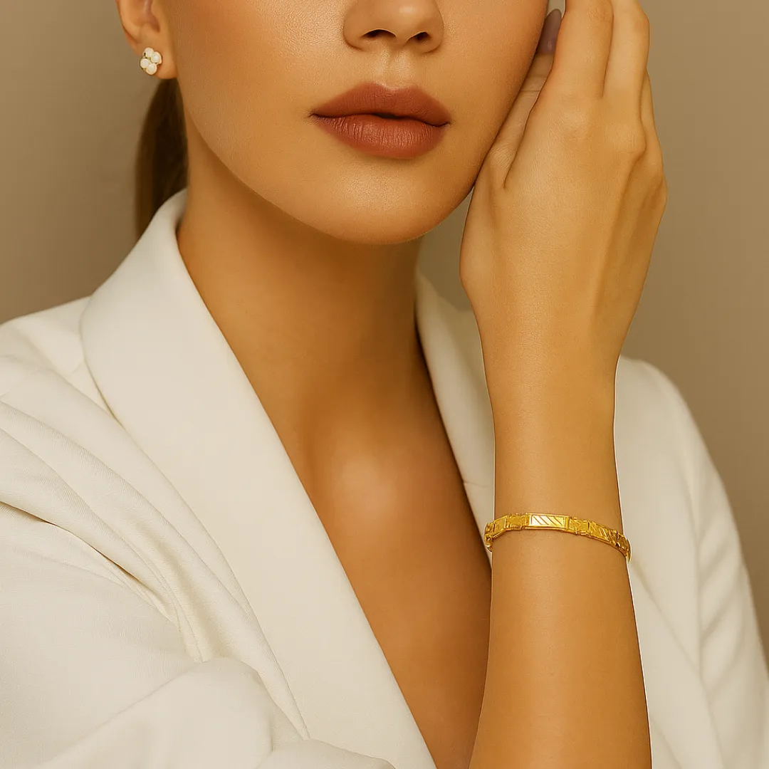 Pulseira Trabalhada 17cm