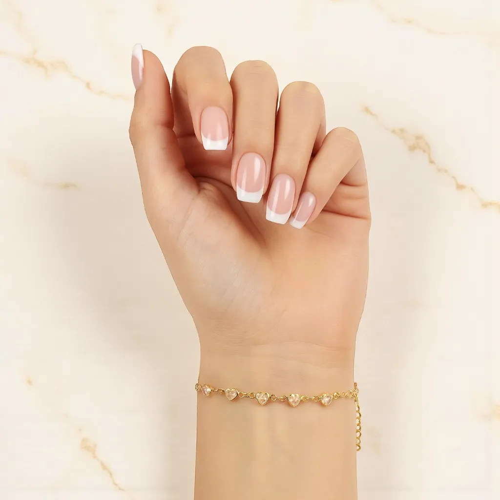 Pulseira Mini Corações de Zircônias