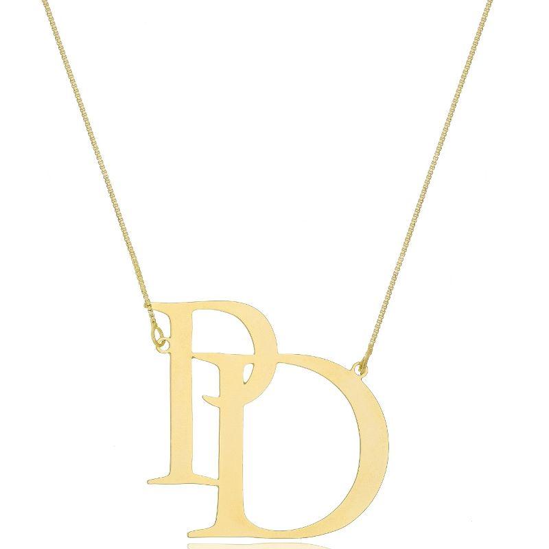 Colar 2 Iniciais Personalizado