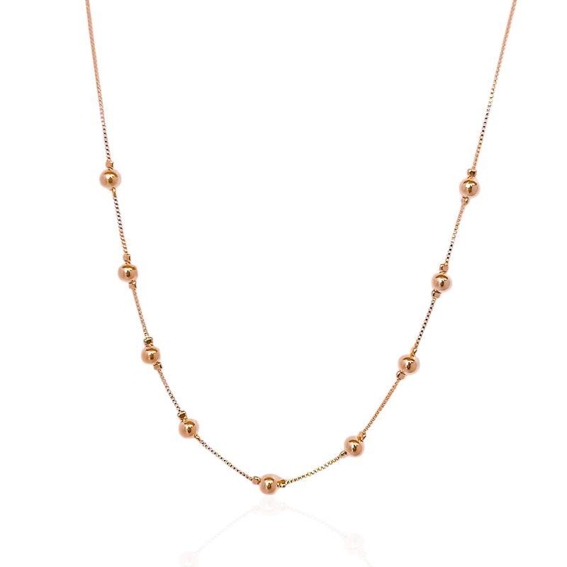 Colar 9 Bolinhas 40cm