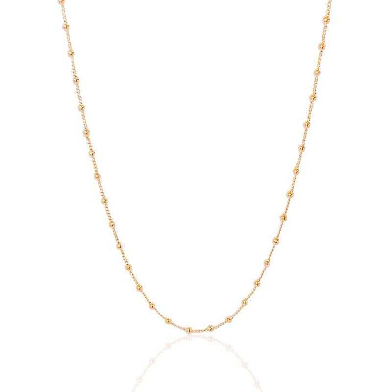 Colar Grume e Bolinha 2,5mm 43cm