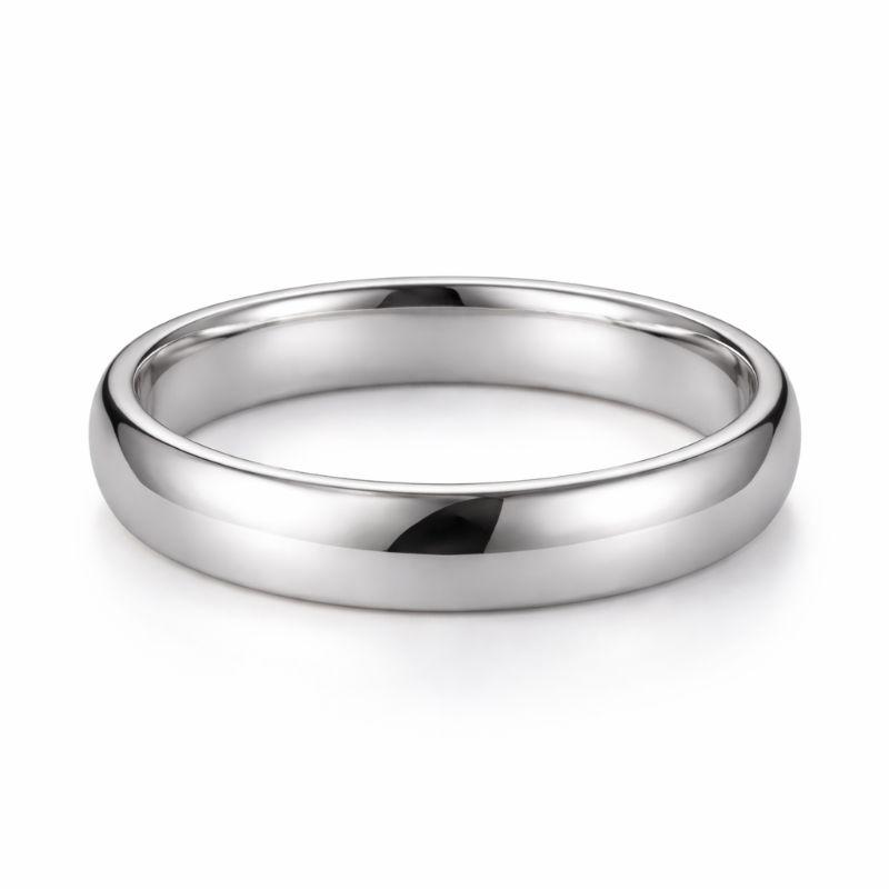 Aliança Lisa Aro 21 Aço á prova d'agua