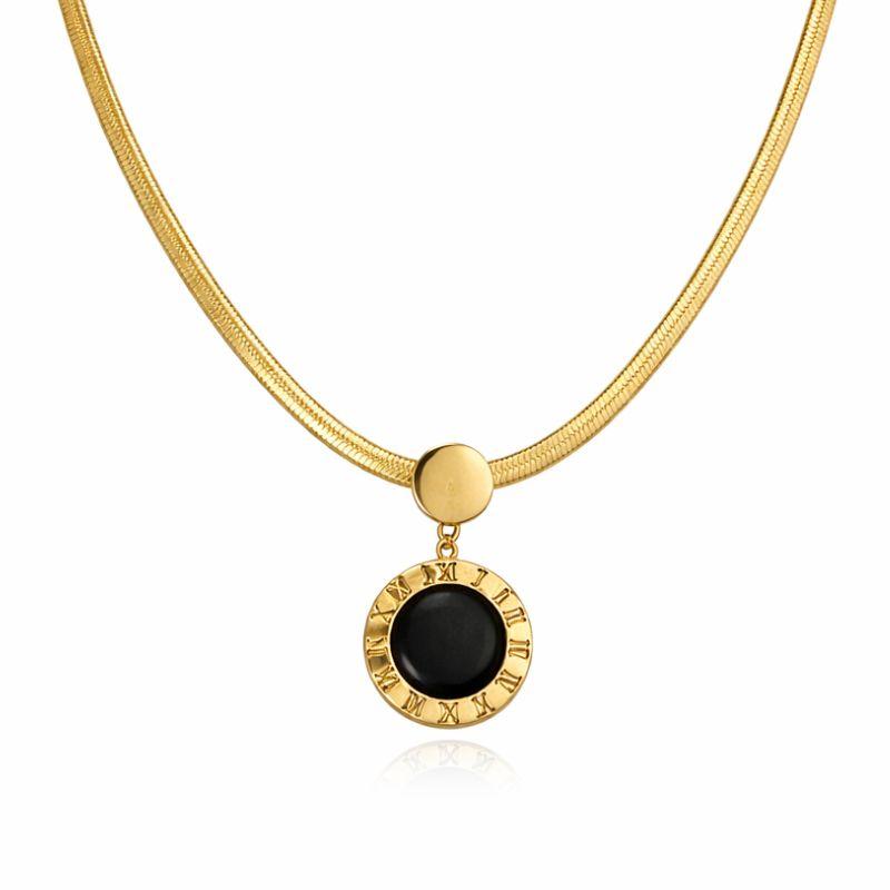 Corrente Á Prova D'Agua Roma Preto