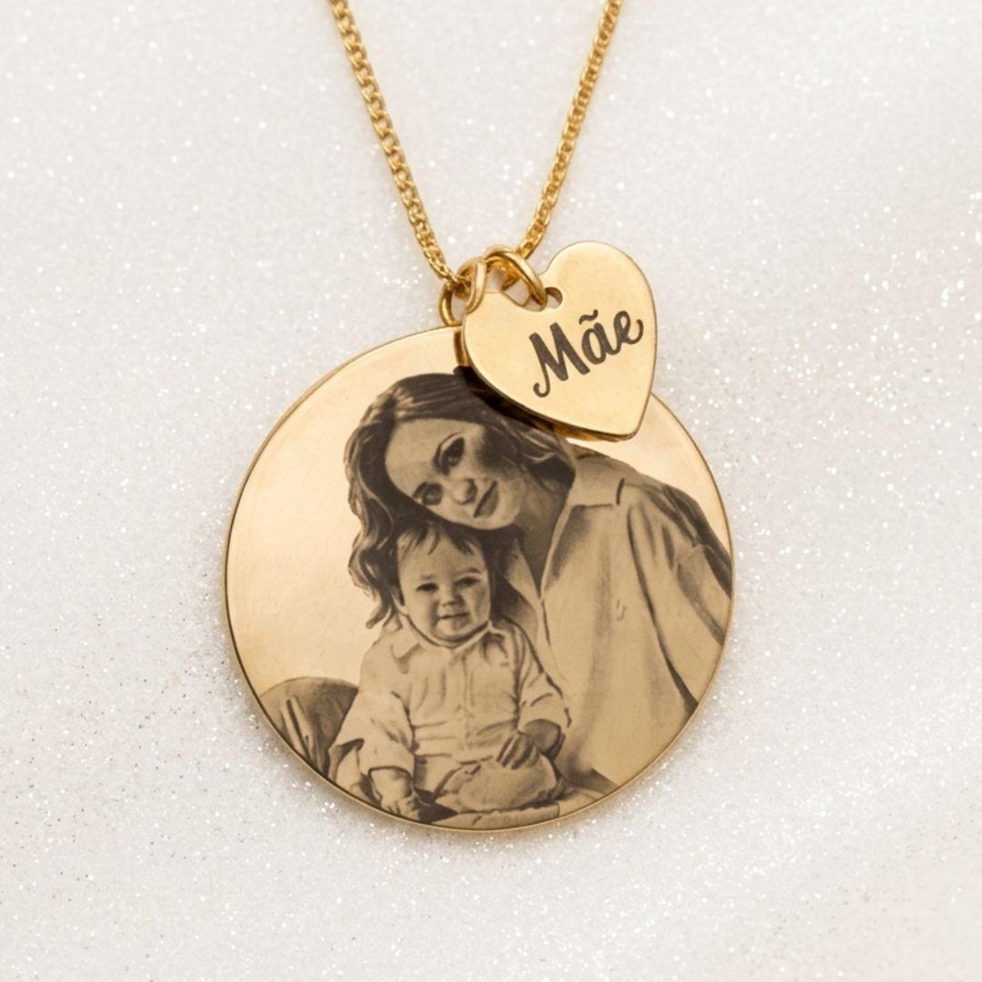 Colar Personalizado Foto Masc e Fem